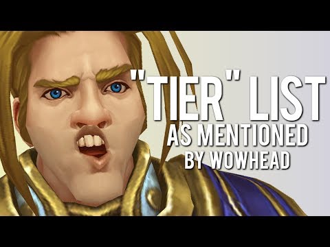 WoW Classic "Best Class Tier List" -  WoW: Battle For Azeroth 8.2