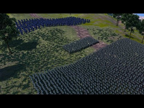 350 Space Marines vs 2250 Nazis - UEBS Ultimate Epic Battle Simulator