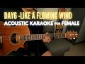 DAY6 - Like a Flowing Wind (acoustic karaoke for female) with Lyrics