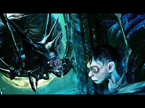 Giant Spider Chase Scene - The Lord of the Rings Gollum 2023
