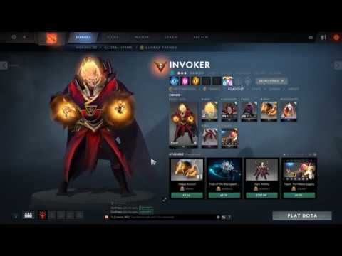 Dota 2 - Invoker Immortal mix set