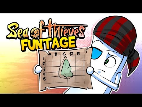 Sea of Thieves FUNTAGE! - SHARKS, Mapping Mishap & More!