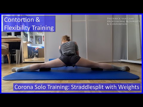 Contortion Training by Flexyart 166: Solo Training Straddlesplit Also Yoga, Poledance, Ballet, Dance