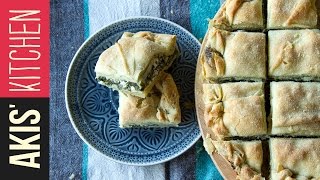 Spinach & Feta Cheese Pie | Akis Kitchen by Akis Kitchen