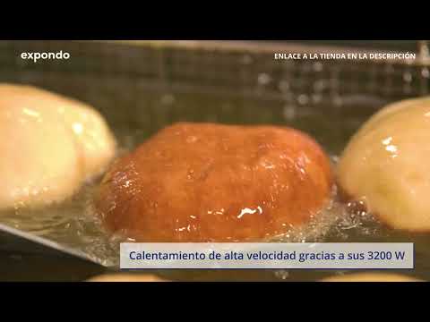 vídeo - Freidora de pasteles - 18 L - 3200 W - grifo de vaciado - Royal Catering