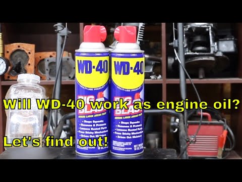image-Can you use WD-40 as engine oil?