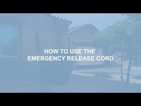 How to Use the Emergency Release Cord | King Door