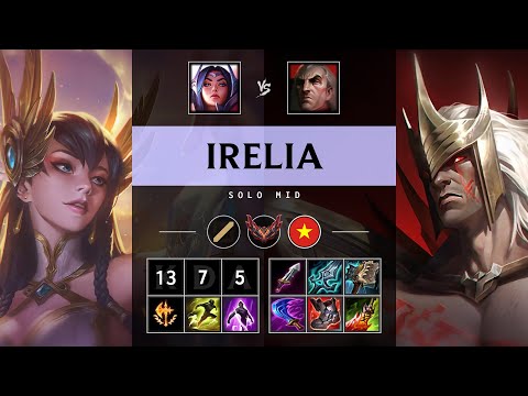 Irelia Mid vs Swain - VN Grandmaster Patch 25.13