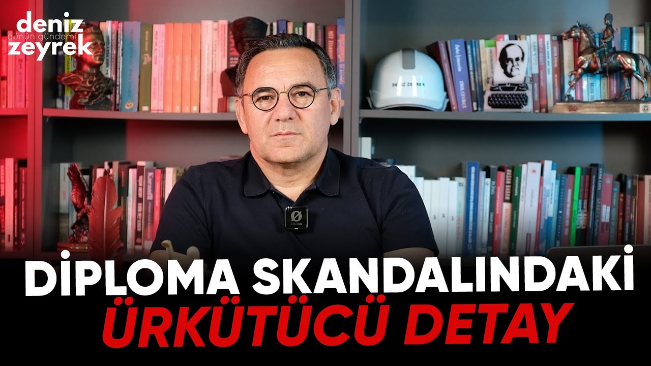 Deniz Zeyrek | Diploma skandalındaki ürkütücü detay #skandal