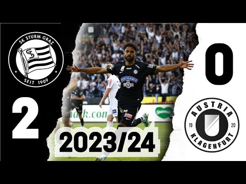 SK Sturm - Austria Klagenfurt 2-0 | Bundesliga 32. Runde (20.05.2024) | Highlights und Meisterehrung