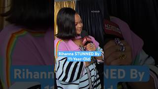#Rihanna had the cutest moment with Access Hollywood's youngest journalist 💕