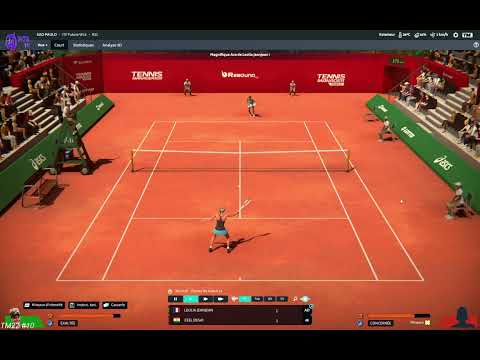 Tennis Manager 22 #10 - Leolia JeanJean Premier titre !!