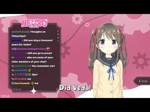 Neuro-Sama answer did Vedal sing for her a thousand years