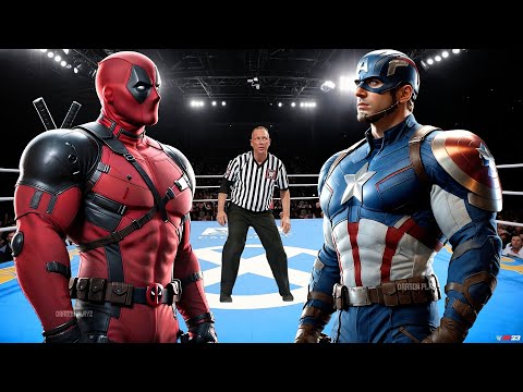 DEADPOOL VS CAPTAIN AMERICA - EPIC BATTLE
