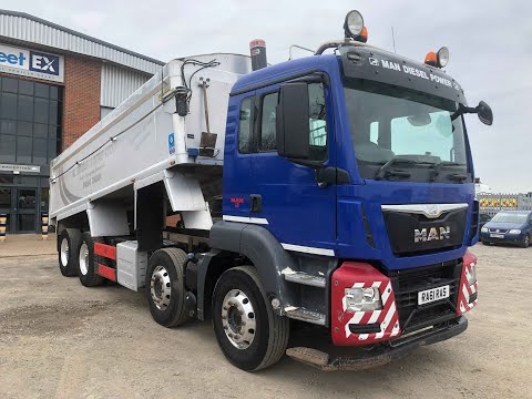 MAN TGS 32.400 *EURO 6* 8X4 ALUMINIUM INSULATED TIPPER 2017 - RA61 RAS