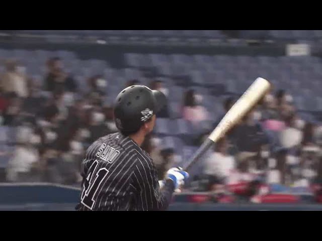 【1回裏】特大砲炸裂!! バファローズ・佐野皓 5階席に飛び込む先制の第1号HR!!  2021/4/11 B-F