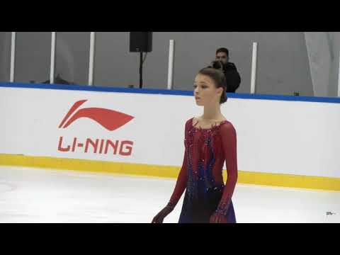 Maiia Khromykh (15) defeats Anna Shcherbakova (17) at 2021 Budapest Trophy