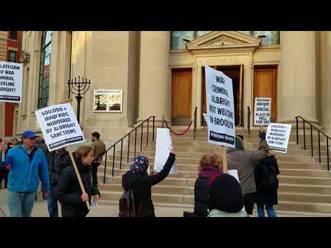 Madeline Albright Protest in Brooklyn NY. April 10th 2018(4)