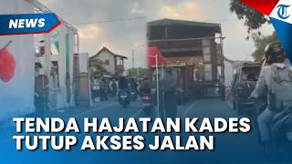 Tenda Hajatan Pak Kades di Singojuruh Banyuwangi Tutup Hampir Seluruh Jalan, Polisi: Tak Berizin