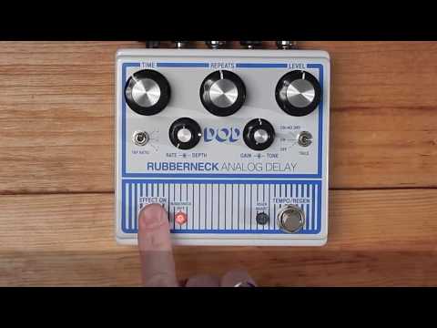 DigiTech DOD Rubberneck Analog Delay Pedal w/ Power Supply image 6