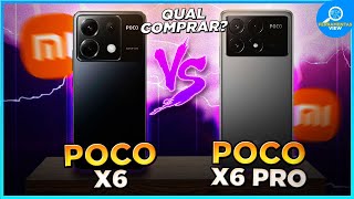 Poco X6 vs Poco X6 Pro! Qual Celular Comprar em 2025? Comparativo!