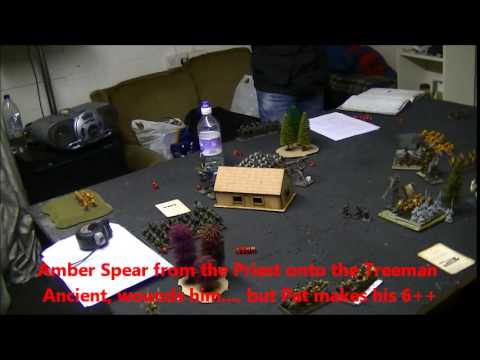 Lizardmen vs Wood Elves and Dark Elves vs Warriors of Chaos