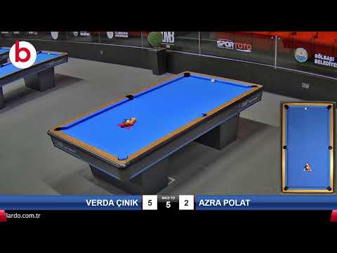 VERDA  ÇINIK & AZRA POLAT Bilardo Maçı - 