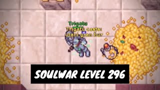 SOULWAR LEVEL 296!! | DUKOTH GANHA PRESENTASSO | WAR BATABRA #TibiaDino 