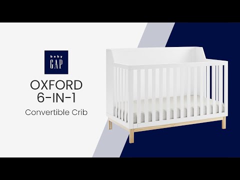 babyGap by Delta Children Oxford 6-in-1 Convertible Crib Video 1