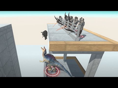 Feed the Spinosaurus - ALL units - Animal Revolt Battle Simulator