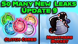 😍 GLITCH CORES, NIGHTMARE BUCKET, AND MORE - UPDATE 9 NEW LEAKS IN PET SIMULATOR 99