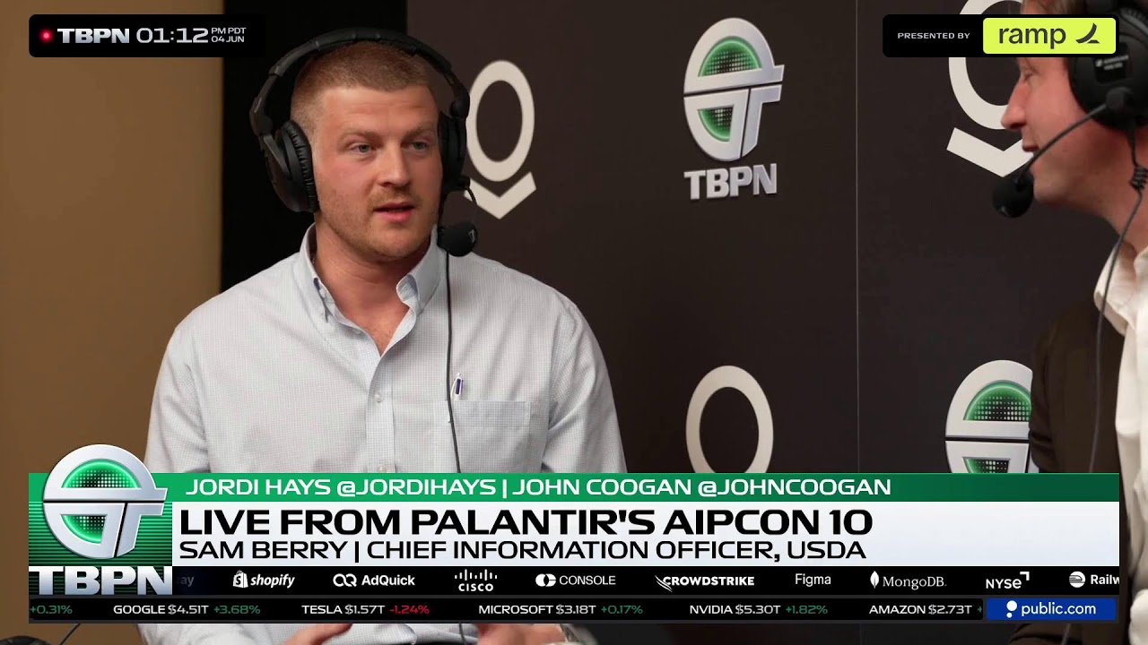 🔴 Alex Karp LIVE from AIPCon 10