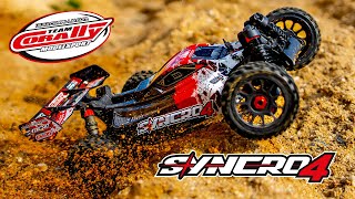 SYNCRO-4 - BUGGY 4WD 3-4S - RTR - modrá