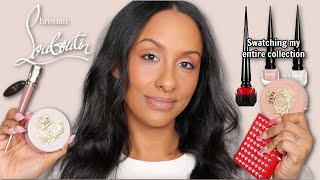 Christian Louboutin Beauty Collection Lipsticks, Rouge Stiletto + Nail Polishes Swatches & More | Mo