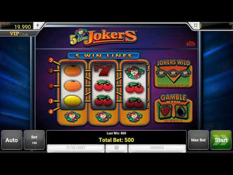 Old 5 line jokers slots from pubs on android!