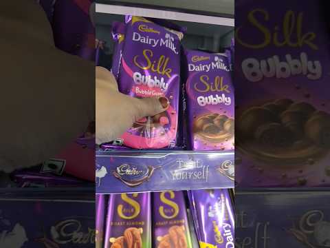 Cadbury Dairymilk Silk Bubbly Bubble gum 💖🍫🤎🍬😲🥰🥳🤤#chocolate #bubbly #dairymilk #bubblegum #ytshorts