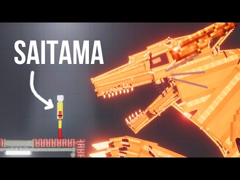 SAITAMA vs Kurama Nine-Tailed Beast - People Playground 1.22.3