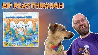Railroad Tiles with World and Country Side 2p Playthrough
