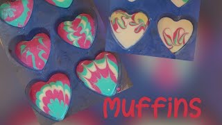 so Bunte Muffins🤩  jedes ist ein unikat #backenmachtglücklich #happy #