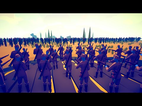 CAN 200x SOVIET SOLDIER CAPTURE ENEMY BASE? - Totally Accurate Battle Simulator TABS