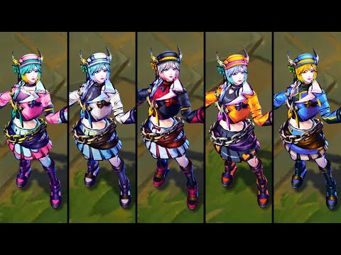 All Soul Fighter Lux Chromas (League of Legends)