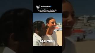 When A$AP Rocky tried to flirt and instantly regretted it