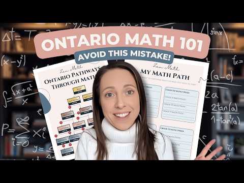 How to Plan Your High School Math Courses in Ontario