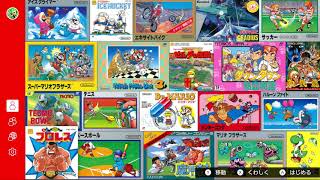 Nintendo オンラインの特典だったファミコンのゲームやる! マリオゴルフ シティコネクション テニス【レトロゲーム】
