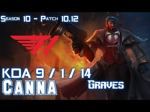 T1 Canna GRAVES vs SETT Jungle - Patch 10.12 KR Ranked
