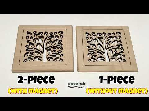 Różnice między typami kratek wentylacyjnych – 1-częściowe vs 2-częściowe