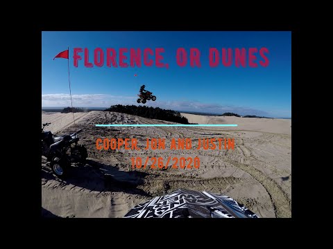 2020 10 26 Florence Dunes   Justin, Cooper and Jon cut loose