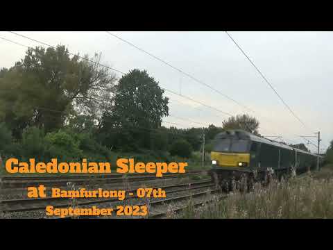 Caledonian Sleeper at Bamfurlong - 07th September 2023