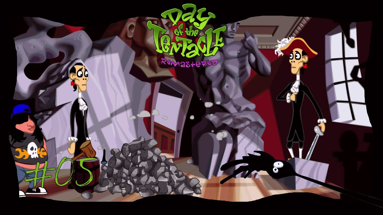 #dayofthetentacle - Folge 5: Pferdegebiss + Linkshänderhammer  #lucasart #letsplay
