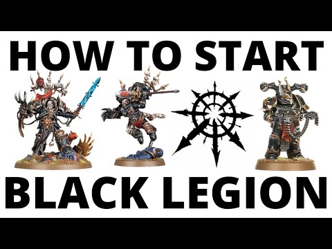 How to Start a Black Legion Army in Warhammer 40K - Beginner Guide and Rules Overview